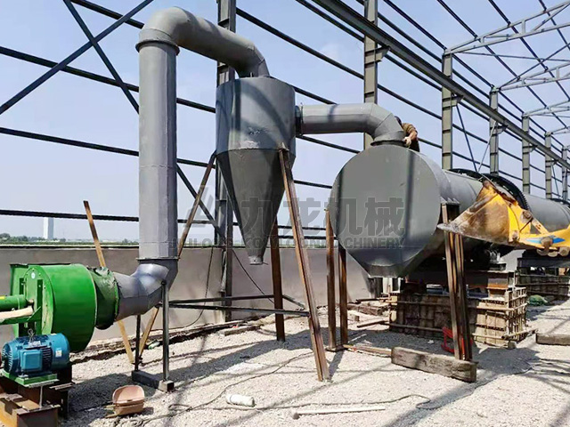 烘干機現(xiàn)場